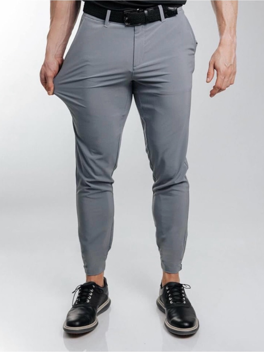 NWT PRIMO Men’s Gray Golf Performance Jogger Pants Size 32 Regular Fit Stretch